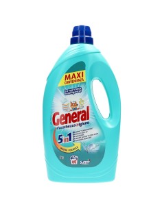 General Detersivo Lavatrice Liquido 60 Lavaggi 2700ml - Igienizzante